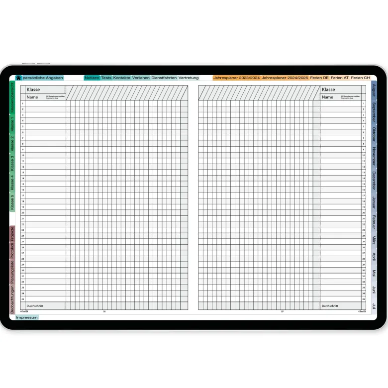 TimeTEX Digitaler Schulleitungs-Planer DigiPlan 2026/2027