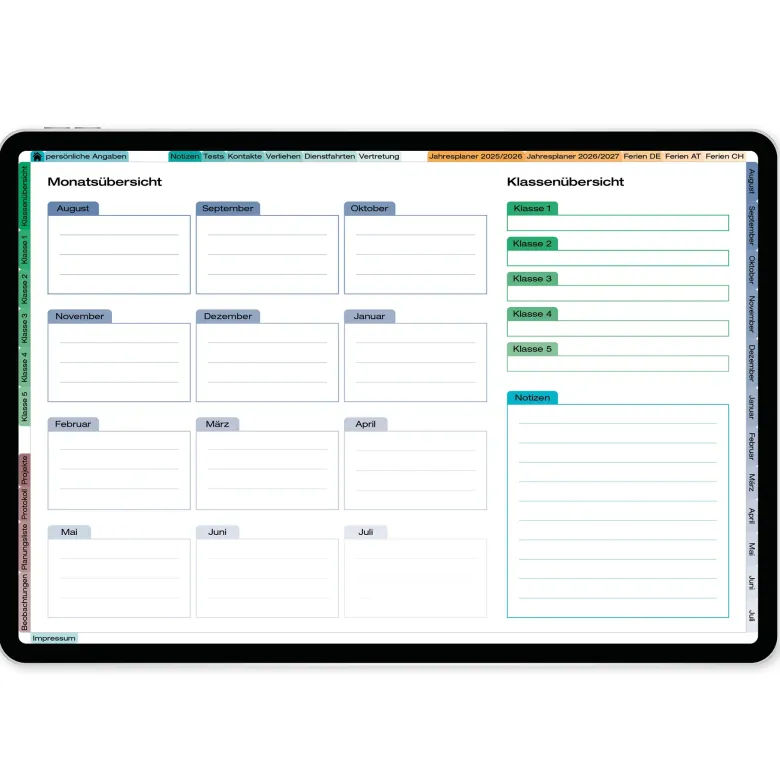 TimeTEX Digitaler Schulleitungs-Planer DigiPlan 2026/2027