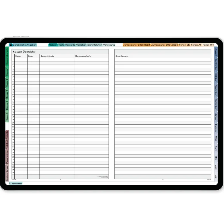 TimeTEX Digitaler Schulleitungs-Planer DigiPlan 2026/2027