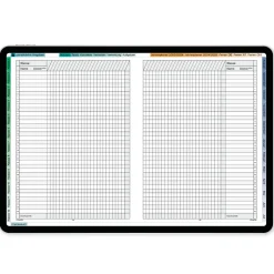 TimeTEX Digitaler Trend-Schulplaner DigiPlan 2026/2027, flamingo