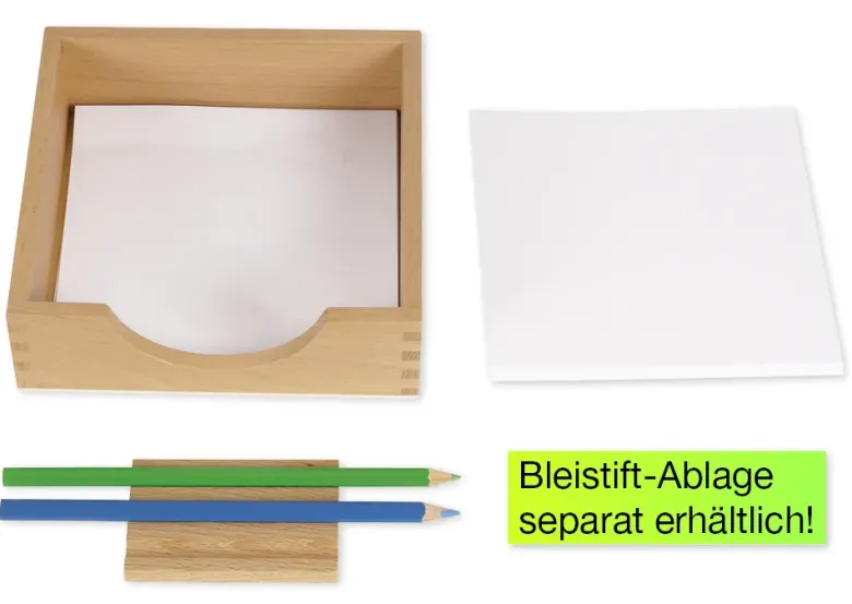TimeTEX Einsatzfigurenpapier, 14 x 14 cm, 500 Seiten "Montessori Premium"
