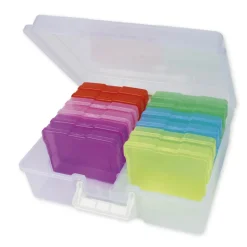 TimeTEX Farb-Boxen im Koffer, transparent, 13-tlg.