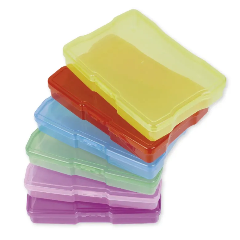 TimeTEX Farb-Boxen im Koffer, transparent, 13-tlg.