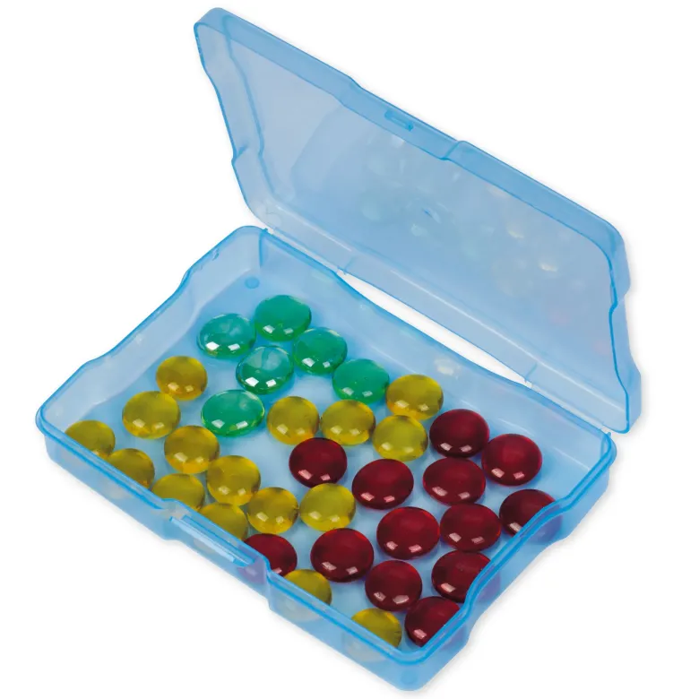 TimeTEX Farb-Boxen in der Box, transparent, 7-tlg.
