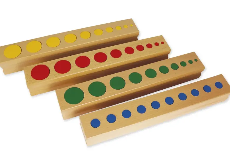 TimeTEX Farbige Zylinder "Montessori Premium"