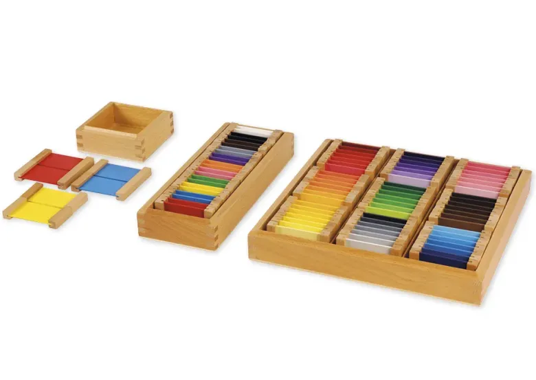 TimeTEX Farbtäfelchen, Satz 1, 3 Paare "Montessori Premium"