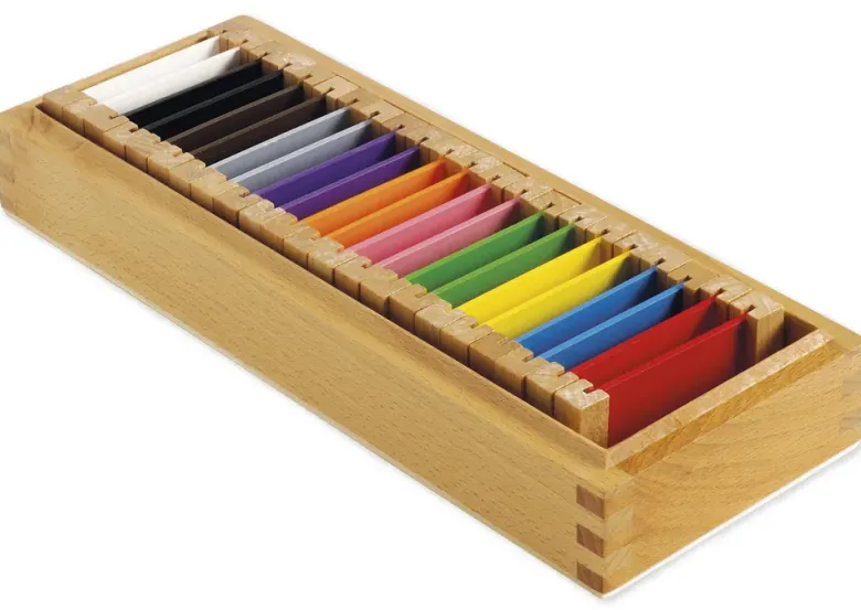 TimeTEX Farbtäfelchen, Satz 2, 11 Paare "Montessori Premium"