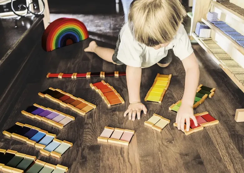 TimeTEX Farbtäfelchen, Satz 2, 11 Paare "Montessori Premium"