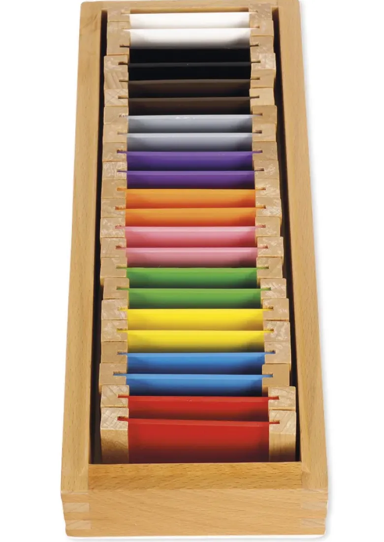 TimeTEX Farbtäfelchen, Satz 2, 11 Paare "Montessori Premium"