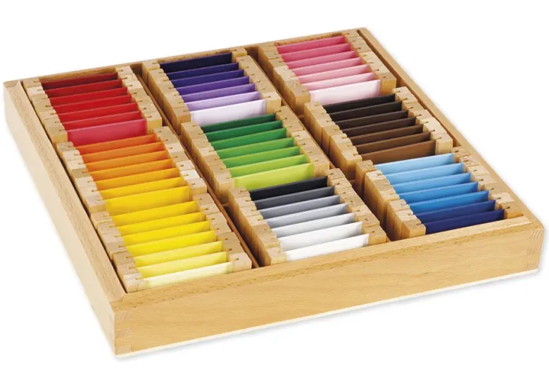 TimeTEX Farbtäfelchen, Satz 3, Schattierungen "Montessori Premium"