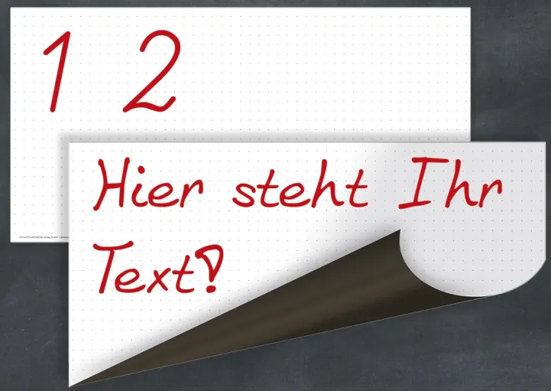 TimeTEX Flexo-Whiteboard mit Punktraster, magnetisch, 2-tlg.