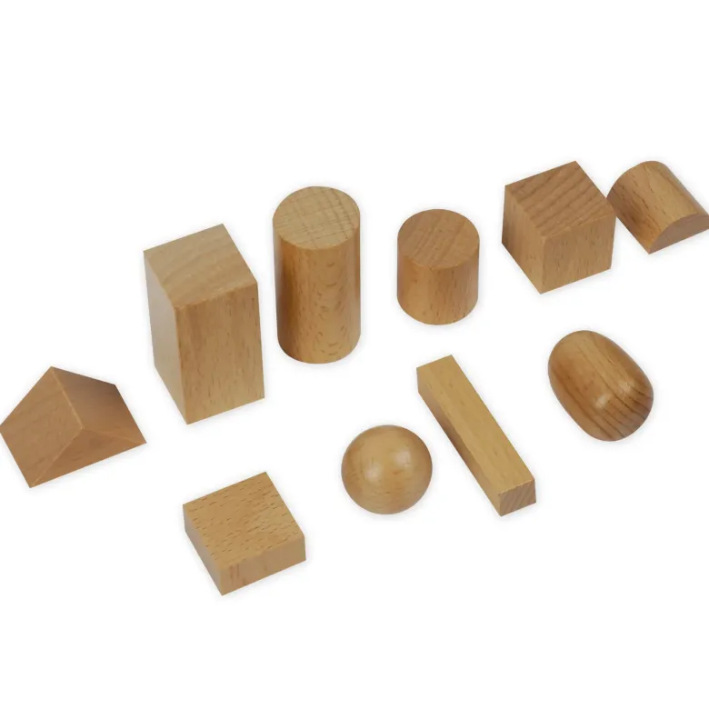 TimeTEX Geheimnisvoller Beutel mit geometrischen Formen, 22-tlg. "Montessori-Premium"