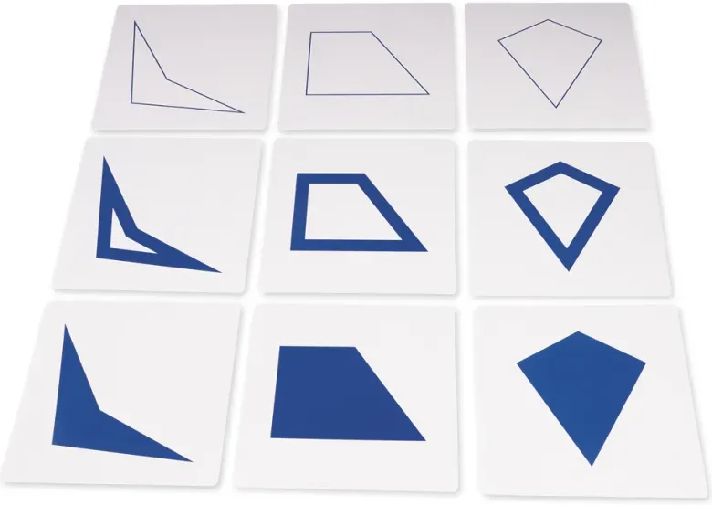 TimeTEX Geometrische Karten "Montessori Premium"