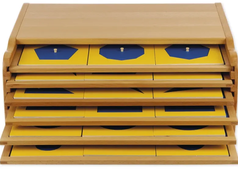 TimeTEX Geometrische Kommode "Montessori Premium"