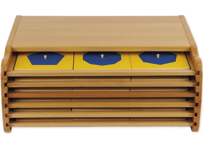 TimeTEX Geometrische Kommode "Montessori Premium"
