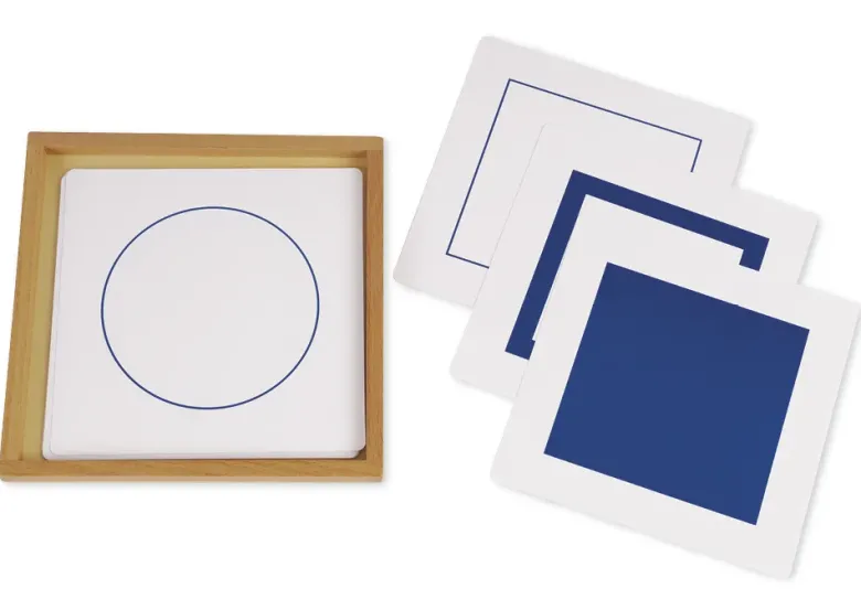 TimeTEX Geometrischer Kartensatz für Einführungsrahmen "Montessori Premium"
