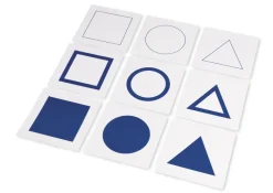 TimeTEX Geometrischer Kartensatz für Einführungsrahmen "Montessori Premium"