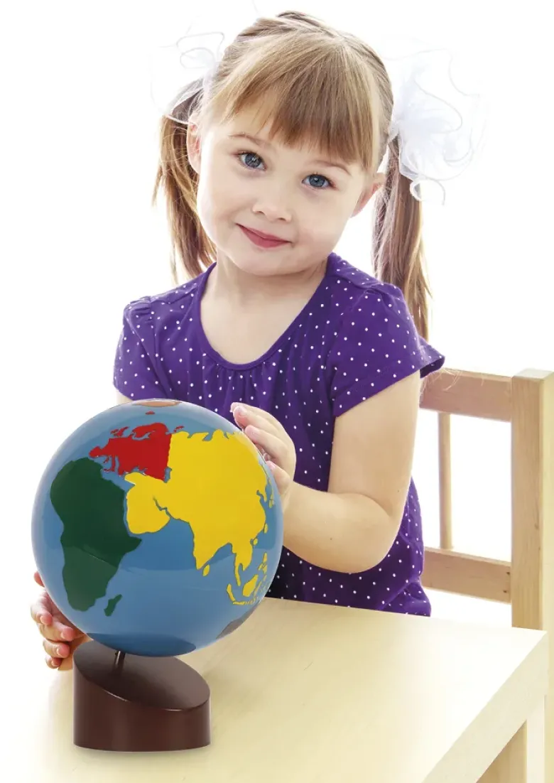 TimeTEX Globus Erdteile "Montessori Premium"