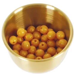 TimeTEX Goldschälchen für die Einerperlen, Metall "Montessori Premium"