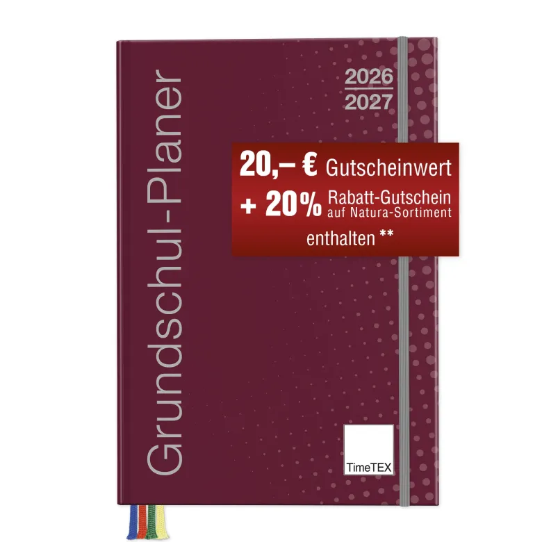 TimeTEX Grundschul-Planer A5-Plus, 2026/2027