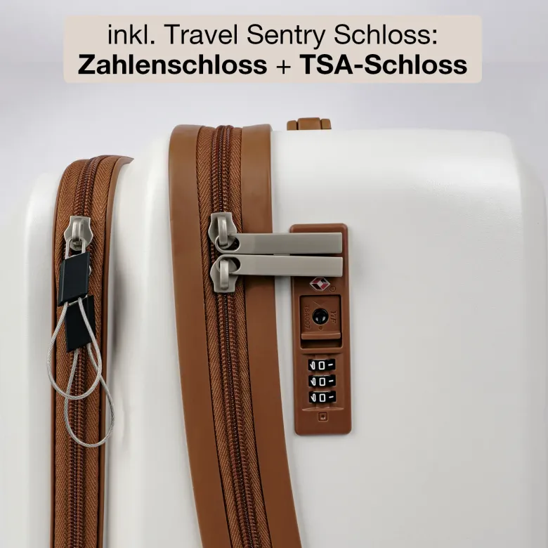 TimeTEX Hartschalen-Trolley "Delicia"