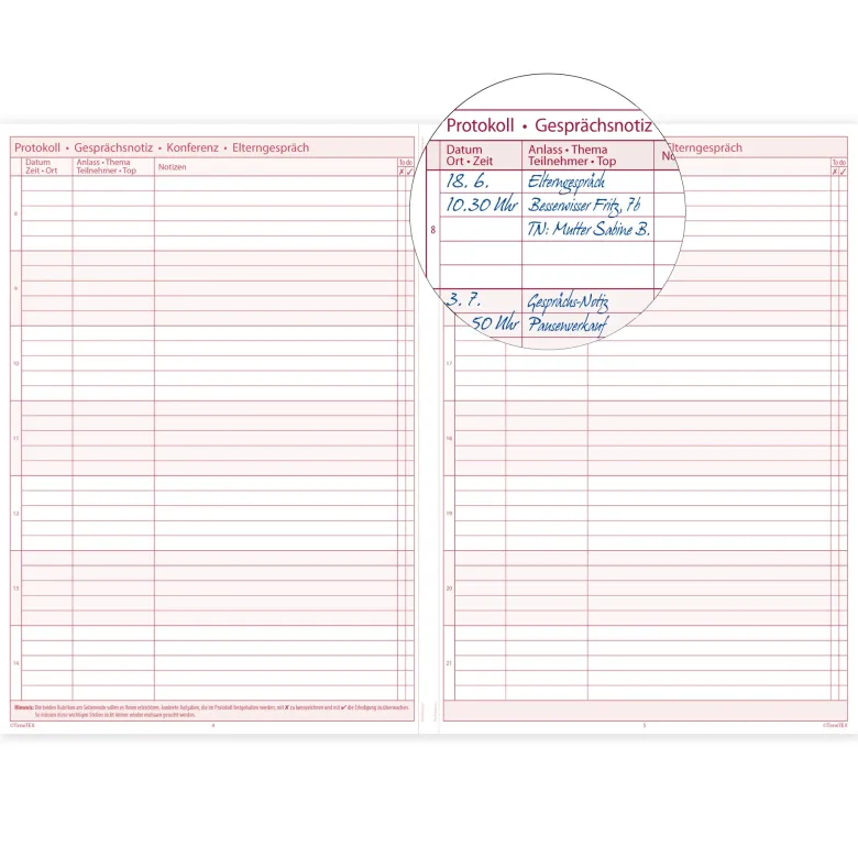 TimeTEX Heft Schul-Notizen A4