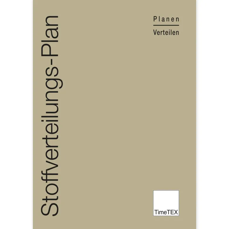 TimeTEX Heft Stoffverteilungs-Plan A4