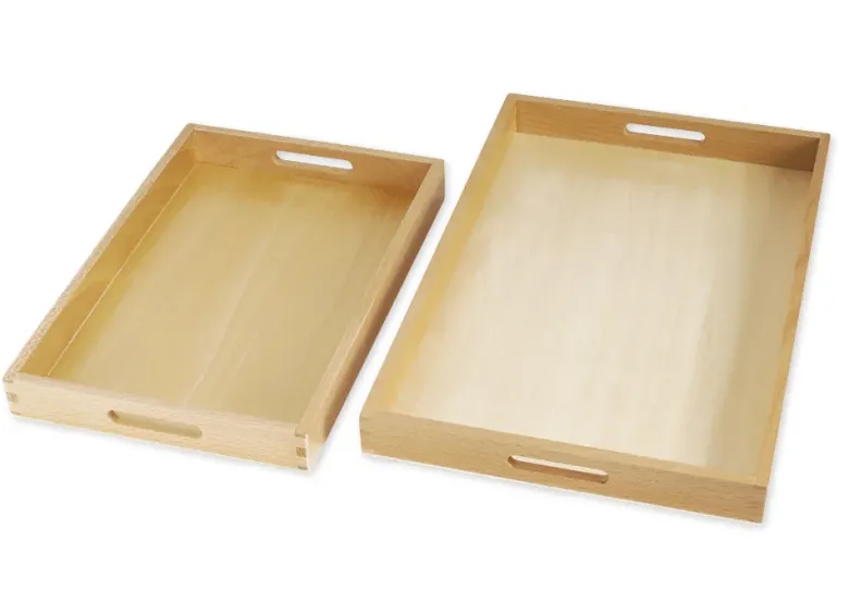 TimeTEX Holztablett, klein "Montessori Premium"