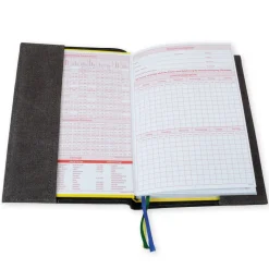 TimeTEX Kalenderhülle aus Canvas A4-Plus, mit Stiftschlaufe