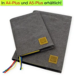 TimeTEX Kalenderhülle aus Canvas A5-Plus, mit Stiftschlaufe