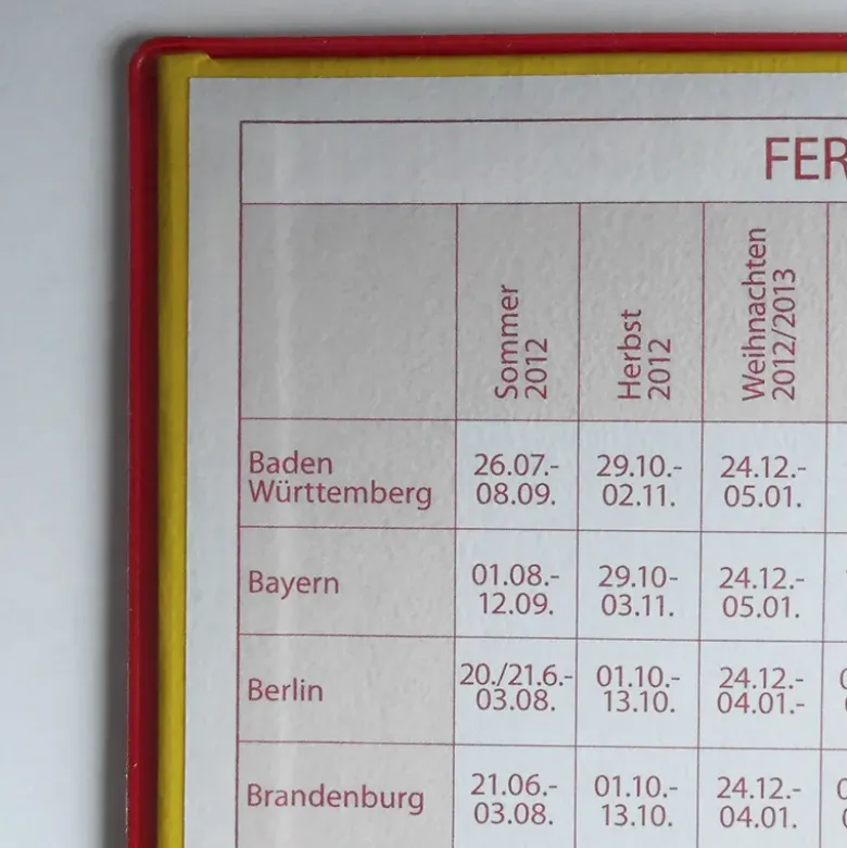 TimeTEX Kalenderhülle aus Kunststoff, A5-Plus