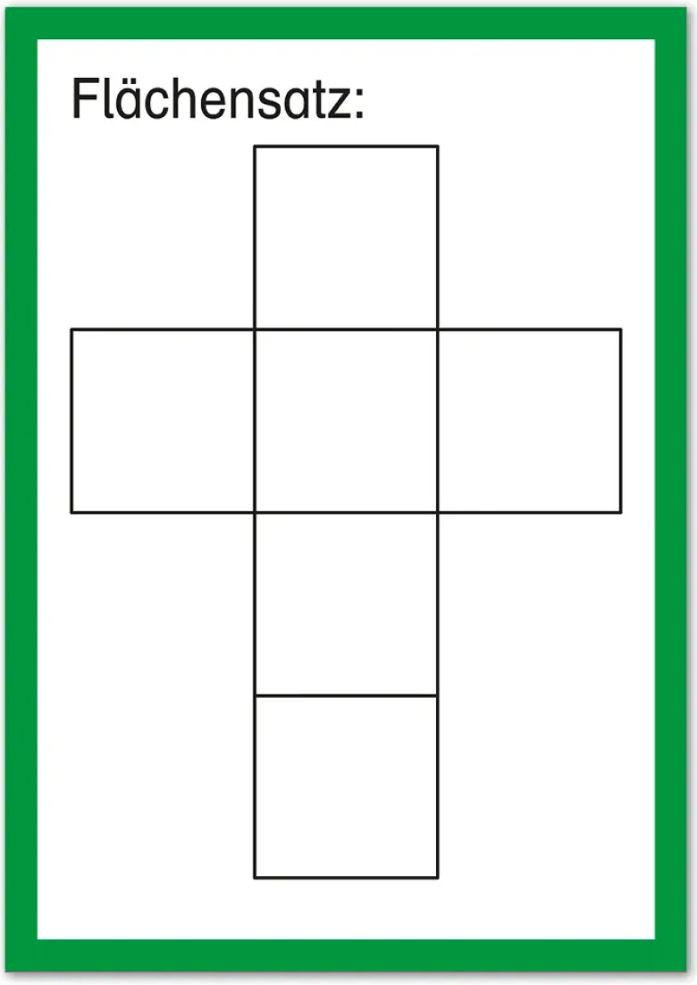 TimeTEX Karten "Geometrische Körper" aus Pappe A4, 57-tlg.