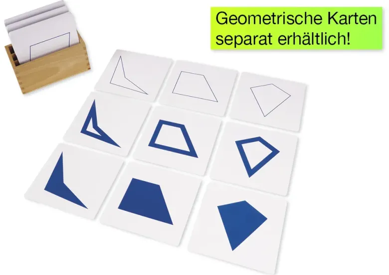 TimeTEX Kasten für geometrische Karten "Montessori Premium"