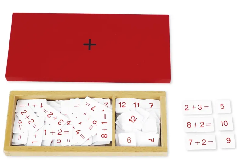 TimeTEX Kasten mit Additionsaufgaben "Montessori Premium"