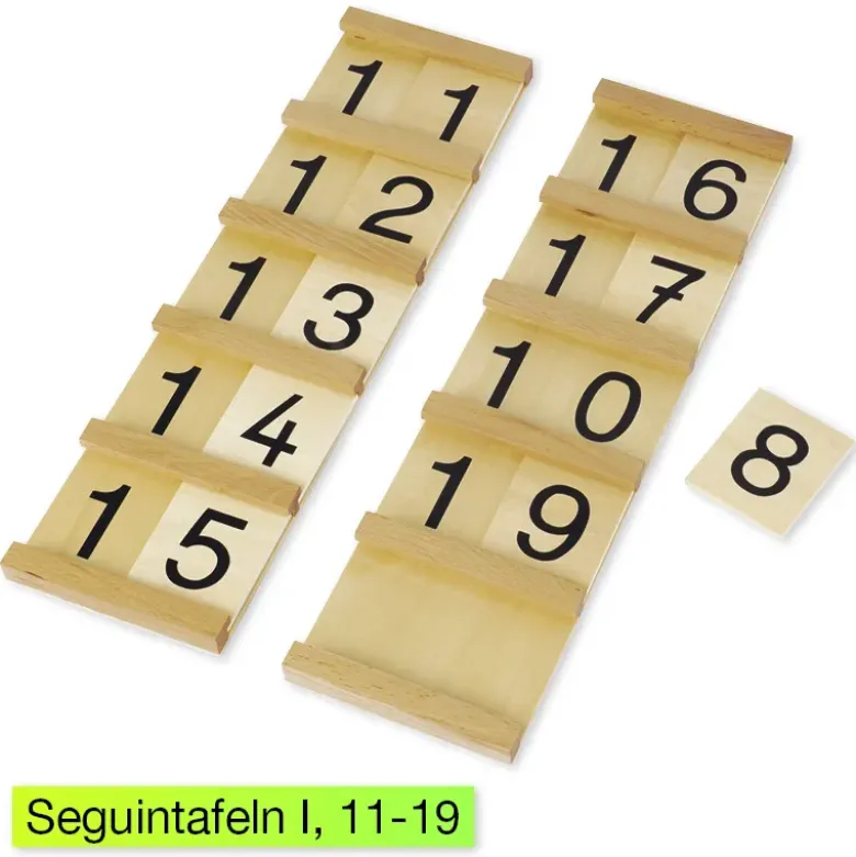 TimeTEX Kasten mit farbiger Perlentreppe und Zehnerstangen, lose Perlen "Montessori Premium"