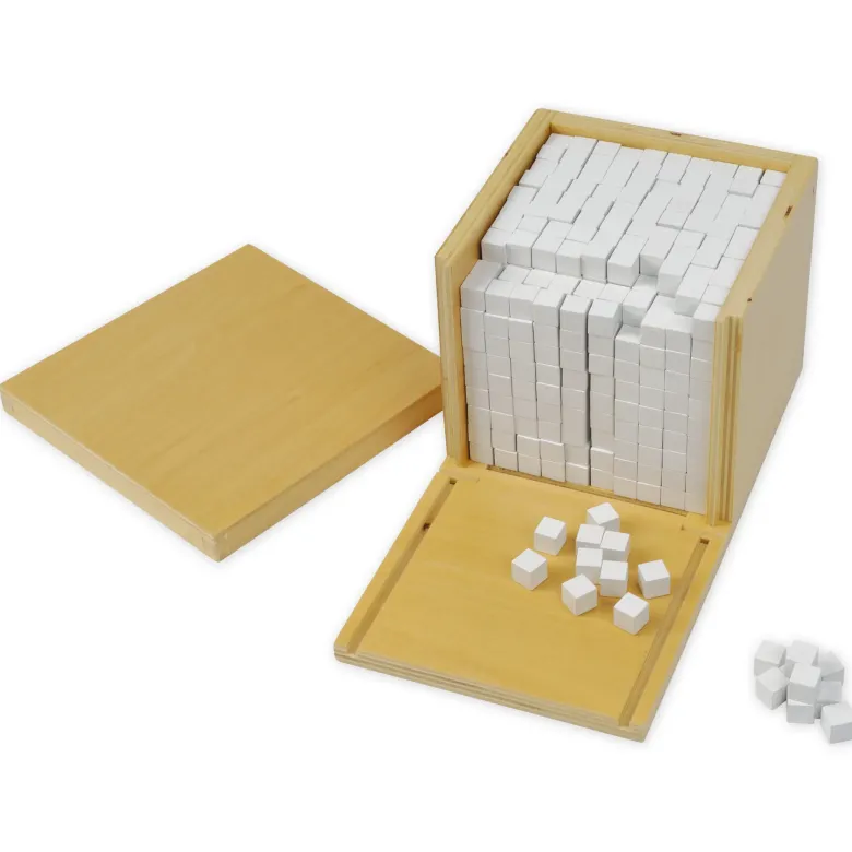 TimeTEX Kasten mit 1000 Kuben "Montessori Premium"