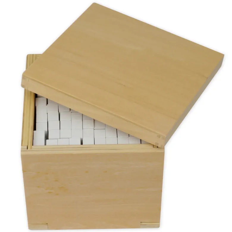 TimeTEX Kasten mit 1000 Kuben "Montessori Premium"