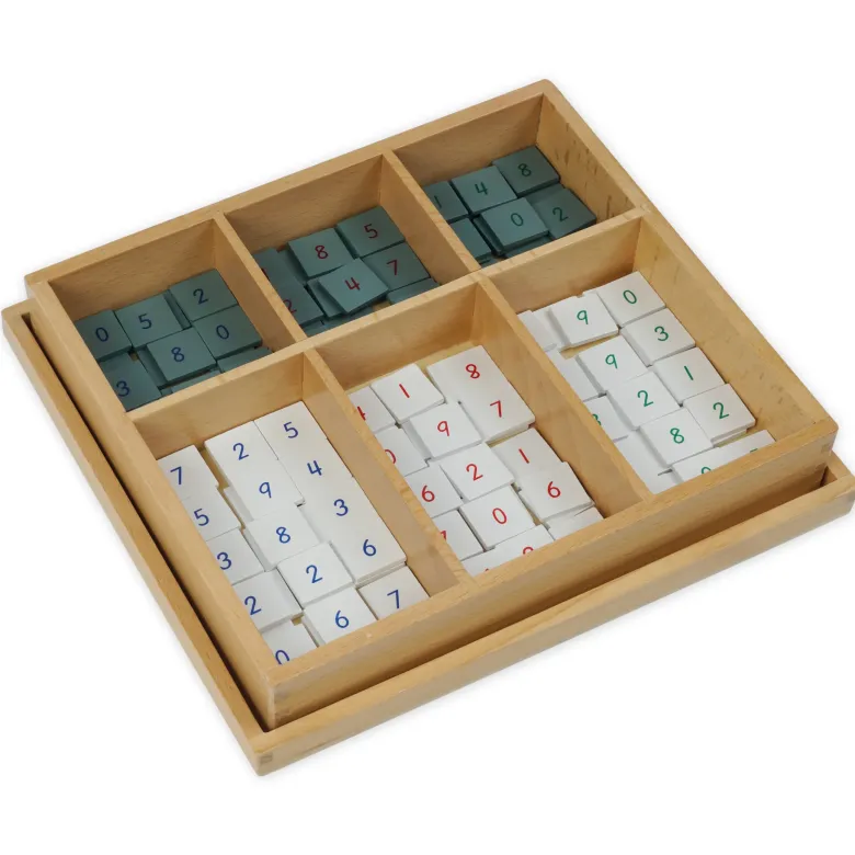 TimeTEX Kasten mit nummerierten Marken "Montessori Premium"