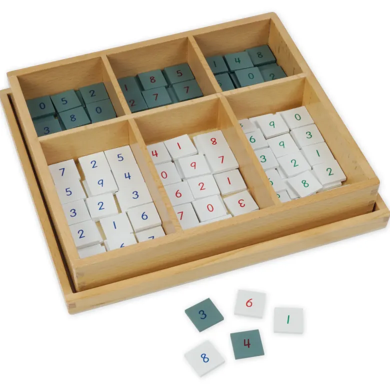 TimeTEX Kasten mit nummerierten Marken "Montessori Premium"