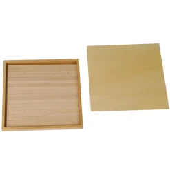 TimeTEX Kasten mit Prismen zur Braunen Treppe "Montessori Premium"