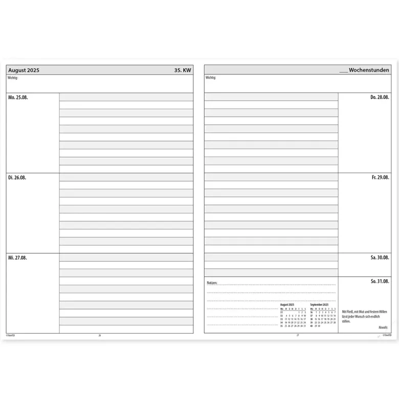 TimeTEX KiTa-System-Planer A4-Plus 2026/2027