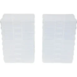 TimeTEX Klappdeckel-Boxen im Koffer, transparent, 17-tlg.