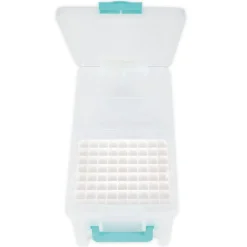 TimeTEX Klappdeckel-Box mit Stifte-Einsatz, transparent