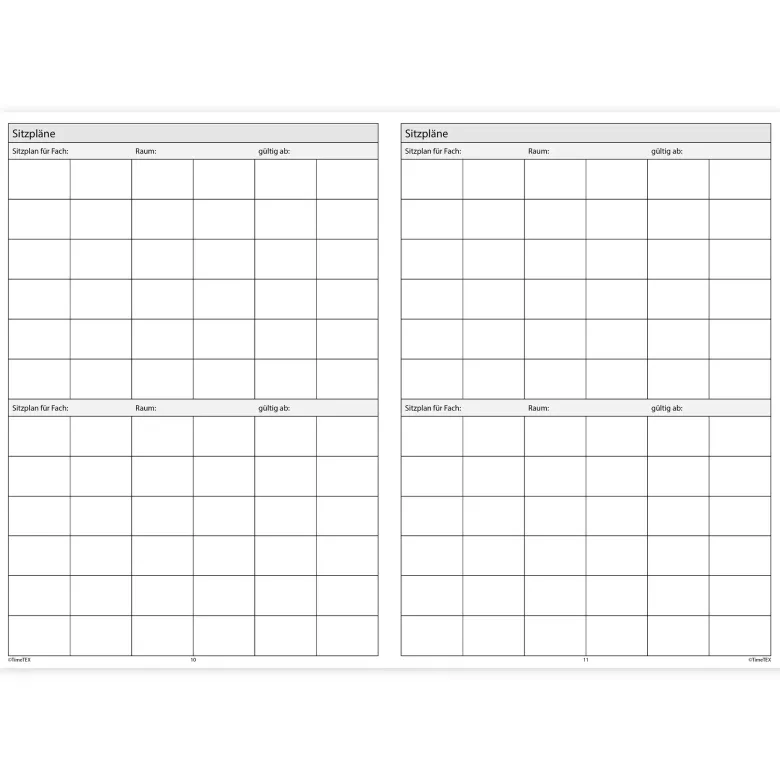 TimeTEX Klassenbuch A4-Plus, Sekundarstufe + Grundschule