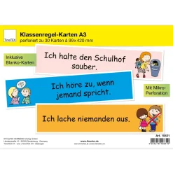 TimeTEX Klassenregel-Karten, 30-tlg.