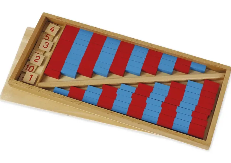 TimeTEX Kleine Numerische Stangen "Montessori Premium"
