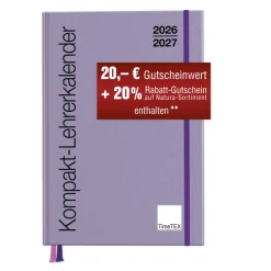 TimeTEX Kompakt-Lehrerkalender A4-Plus 2026/2027