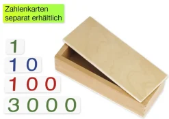 TimeTEX Kästchen für die kleinen Zahlenkarten "Montessori Premium"