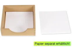 TimeTEX Kästchen für Einsatzfigurenpapier, 14 x 14 cm "Montessori Premium"