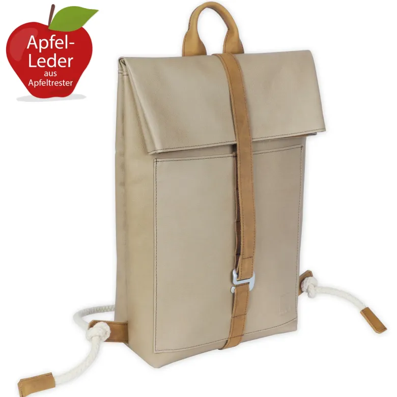 TimeTEX Lehrer-Rucksack "Sacci Pure" aus Apfelleder